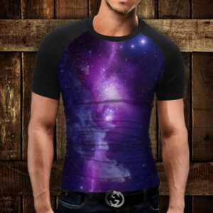 Футболка-реглан з 3D принтом Космос 03 ВСІ Розміри Преміум тканина