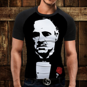Футболка-реглан з 3D принтом The Godfather/Хрещений батько ВСІ Розміри Преміум тканина
