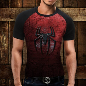 Футболка-реглан з 3D принтом Пітер Паркер Спайдермен ВСІ Розміри Преміум тканина