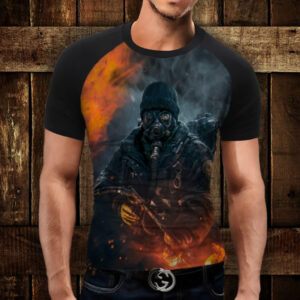 Футболка-реглан з 3D принтом Tom Clancy`s The Division ВСІ Розміри Преміум тканина