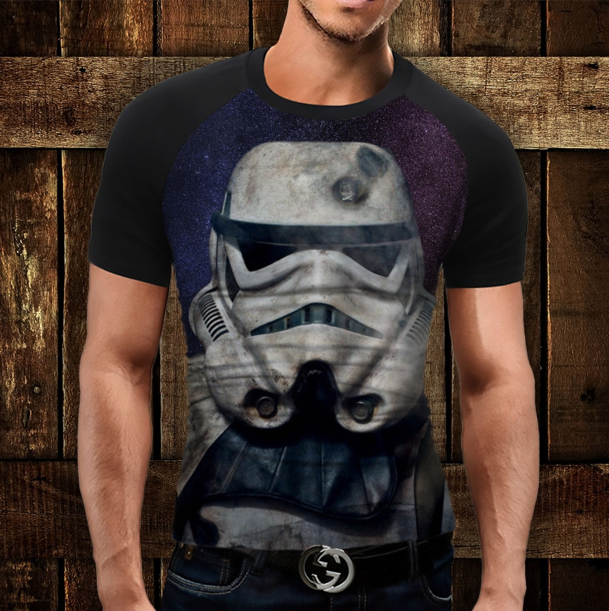 Футболка-реглан з 3D принтом Штурмовик ВСІ Розміри Преміум тканина