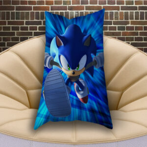 Подушка з 3D принтом Сонік спринт