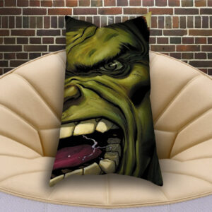 Подушка з 3D принтом Велетень Халк