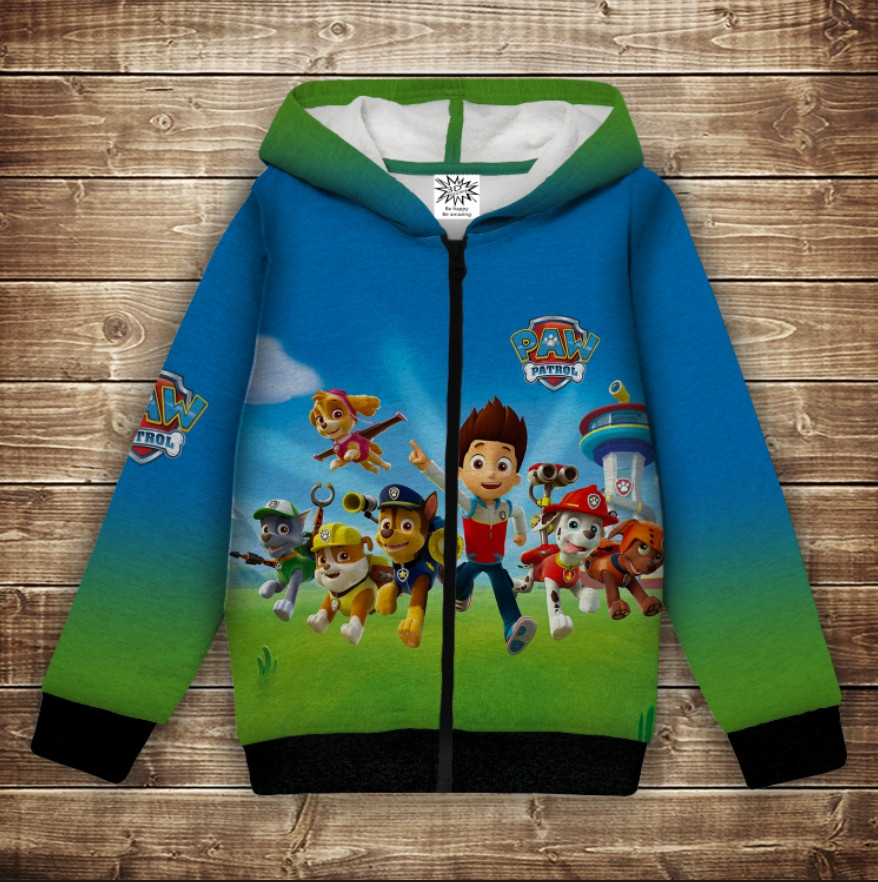 Худі з 3D принтом PAW PATROL Щенячий патруль ВСІ Розміри Преміум тканина