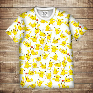 Футболка з принтом POKEMON PIKACHU ВСІ Розміри Преміум тканина