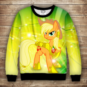 Світшот з 3D принтом Поні Епл Джек ВСІ Розміри Преміум тканина