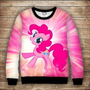 Світшот з 3D принтом PINKIE PIE My Little pony ВСІ Розміри Преміум тканина