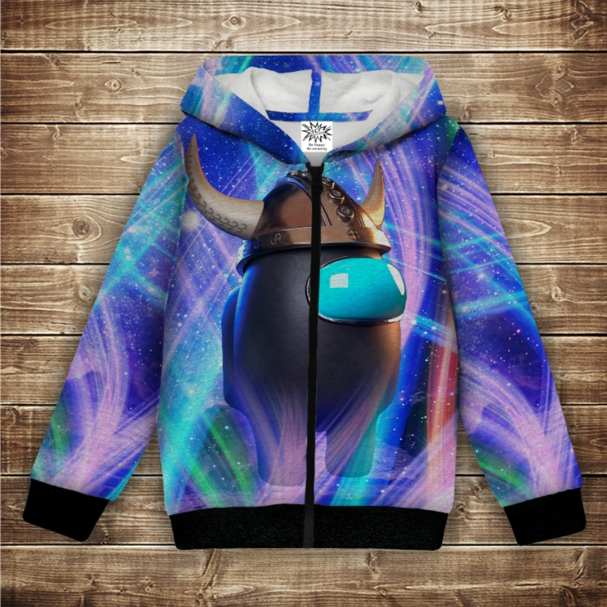 Худі з 3D принтом Among Viking Дорослі і Дитячі розміри ВСІ Розміри Преміум тканина