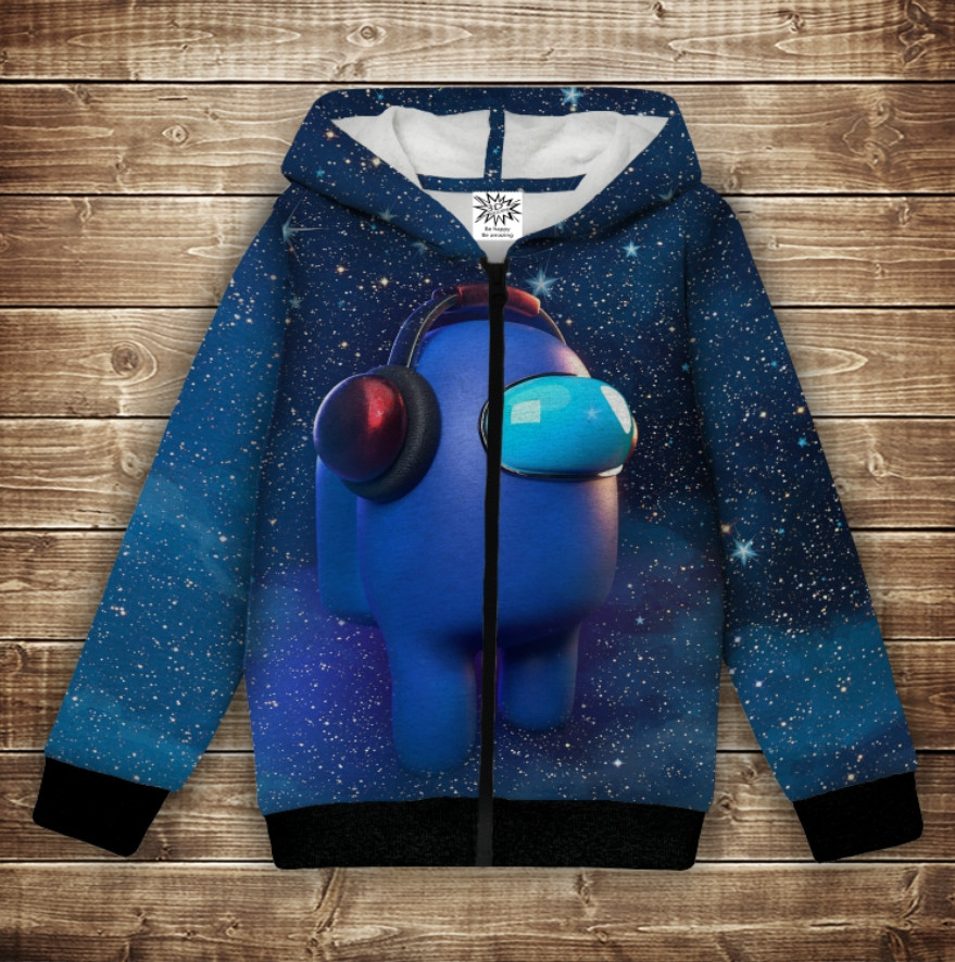 Худі з 3D принтом Among Us Stars Дорослі і Дитячі розміри ВСІ Розміри Преміум тканина