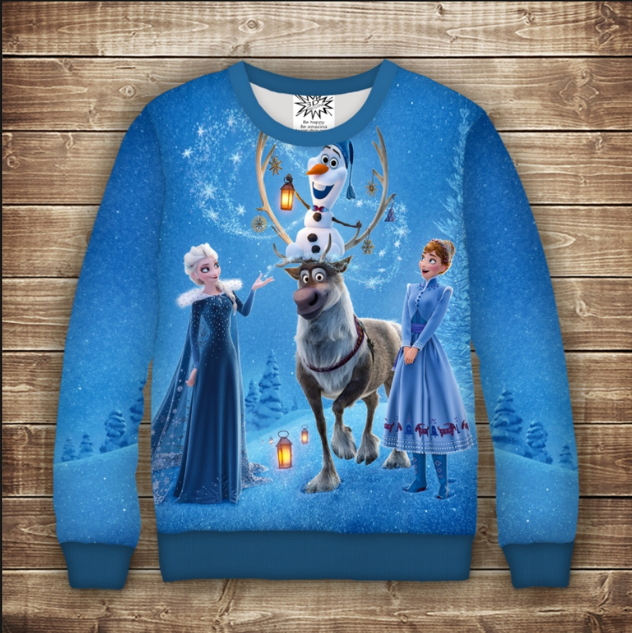 Світшот з 3D принтом Анна