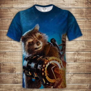 Футболка з 3D принтом Ракета