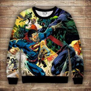 Світшот з принтом Superman Marvel Дорослі і Дитячі розміри ВСІ Розміри Преміум тканина