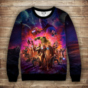 Світшот AVENGERS TEAM / Месники ВСІ Розміри Преміум тканина