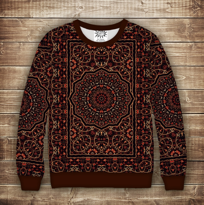 Світшот з принтом Килим ( № 6.) Дорослі і Дитячі розміри ВСІ Розміри Преміум тканина