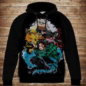 Толстівка 3D Demon Slayer-Kimetsu no Yaiba Дитячі і дорослі розміри ВСІ Розміри Преміум тканина