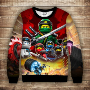 Світшот з принтом Мото Ніндзяго (Ninjago) ВСІ Розміри Преміум тканина