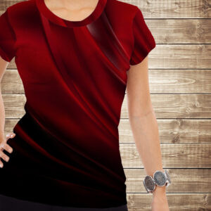 Футболка з 3D принтом Red Queen 2 Взрослые и детские размеры ВСІ Розміри Преміум тканина