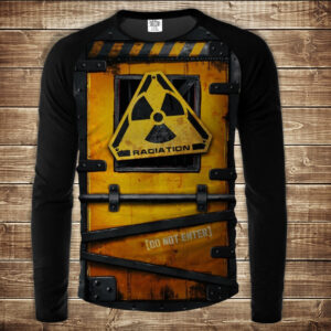 Лонгслив-реглан с 3D принтом Radiation Дорослі і Дитячі розміри ВСІ Розміри Преміум тканина