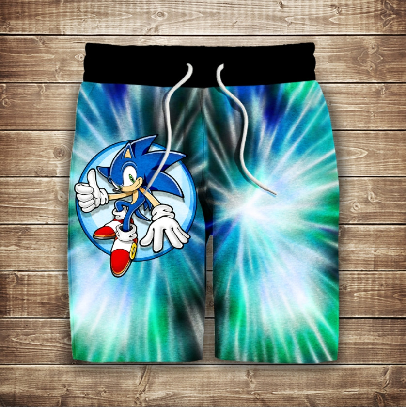 Шорти з 3D принтом на тему: Sonic Go