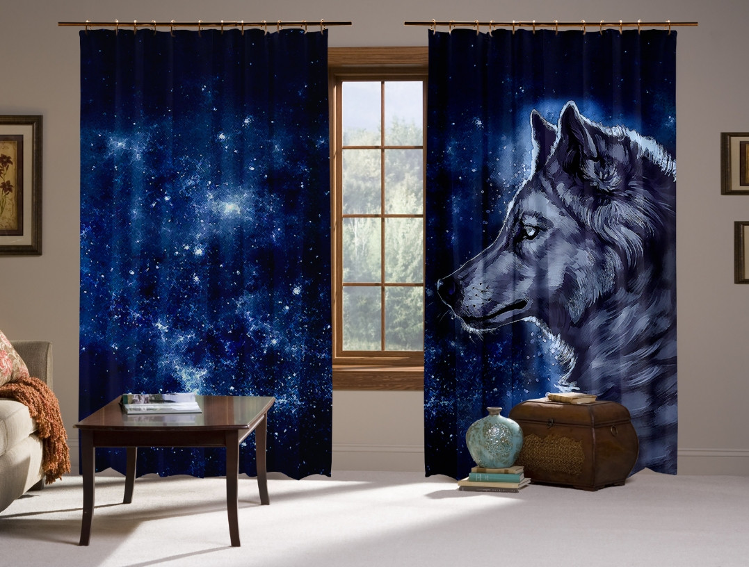 Штори Фотоштори Wolf Cosmic