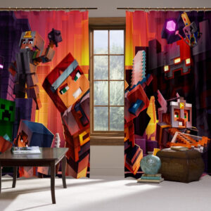 Штори Фотоштори Minecraft Dungeons Підземелля