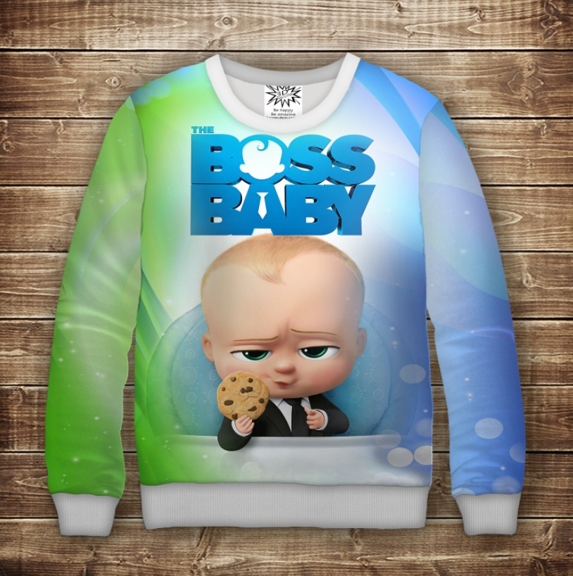 Світшот 3D Вig boss / Бебі босс ВСІ Розміри Преміум тканина