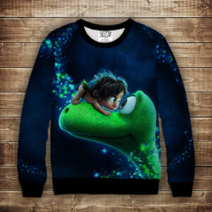 Світшот 3D THE GOOD DINOSAUR ВСІ Розміри Преміум тканина