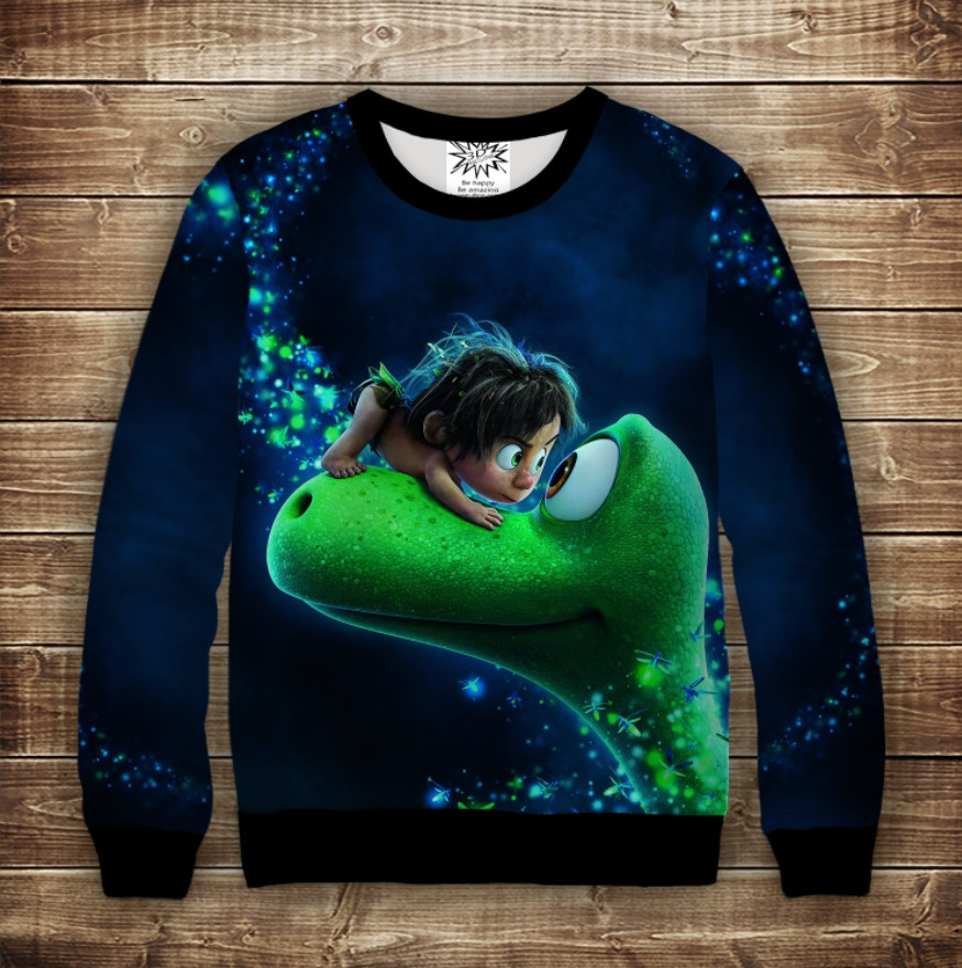 Світшот 3D THE GOOD DINOSAUR ВСІ Розміри Преміум тканина