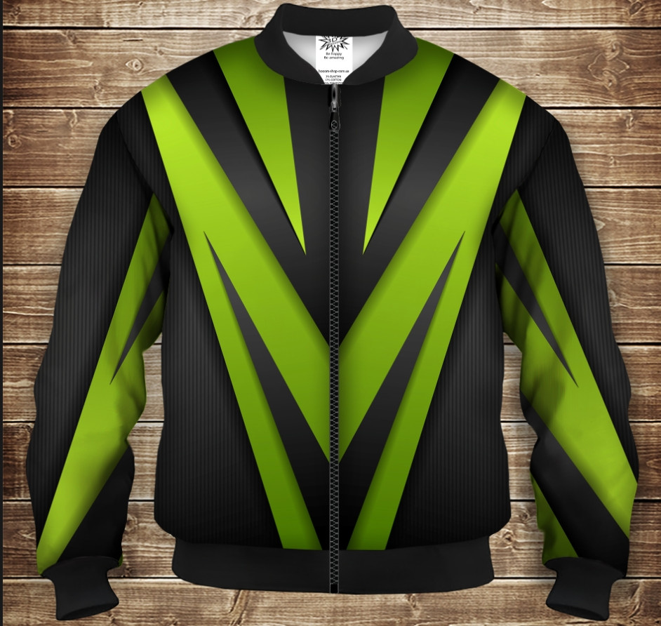 Бомбер з 3D принтом на тему: Future loft 09. Дорослі і Дитячі розміри ВСІ Розміри Преміум тканина