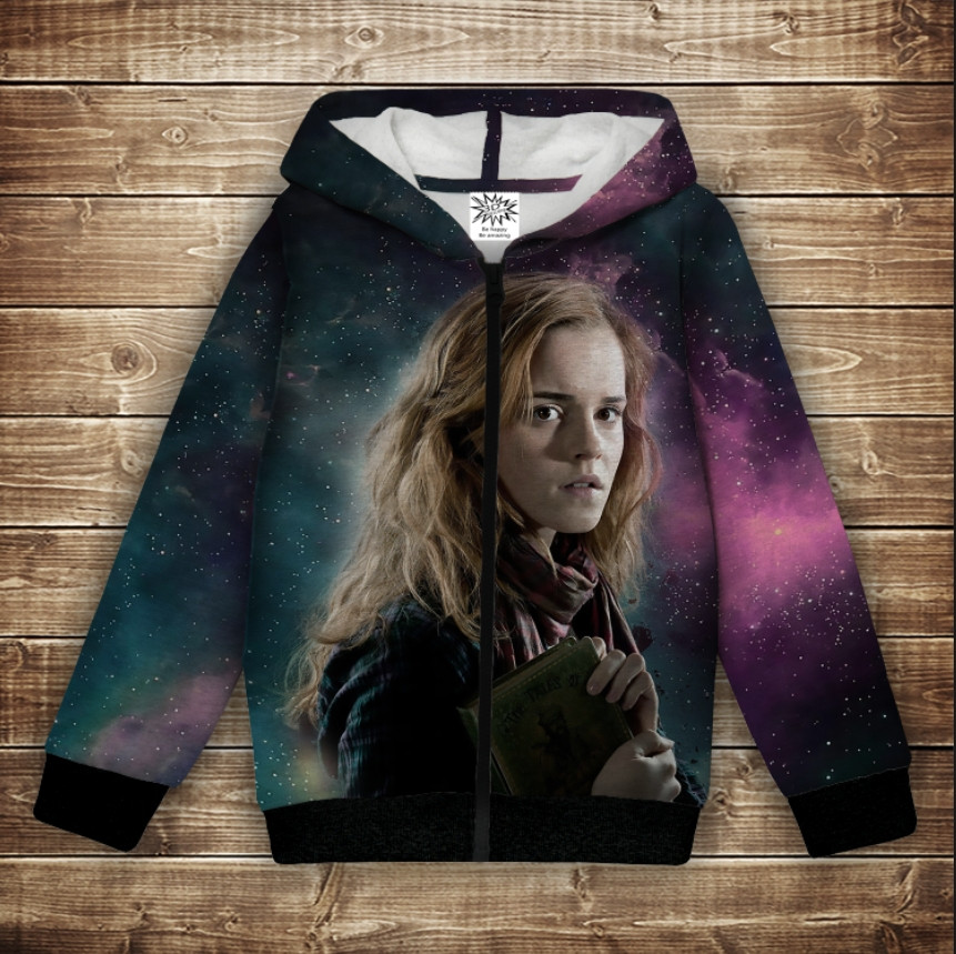 Худі з 3Д принтом на тему - Герміона Ґрейнджер. Гаррі Поттер ВСІ Розміри Преміум тканина