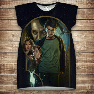 Плаття-туніка 3D Гаррі Поттер та в'язень Азкабана Дорослі і Дитячі розміри ВСІ Розміри Преміум тканина