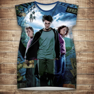 Плаття-туніка 3D Гаррі Поттер і Карта Мародерів Дорослі і Дитячі розміри ВСІ Розміри Преміум тканина