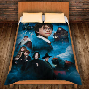 Плед з 3D принтом на тему - Гаррі Поттер і Філософський Камінь 150х200 см.