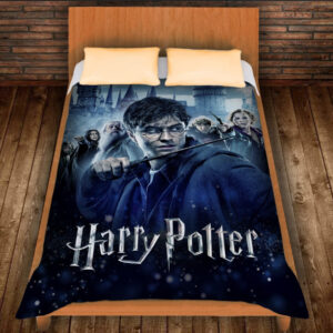 Плед з 3D принтом на тему - Гаррі Поттер Перед боєм 150х200 см.