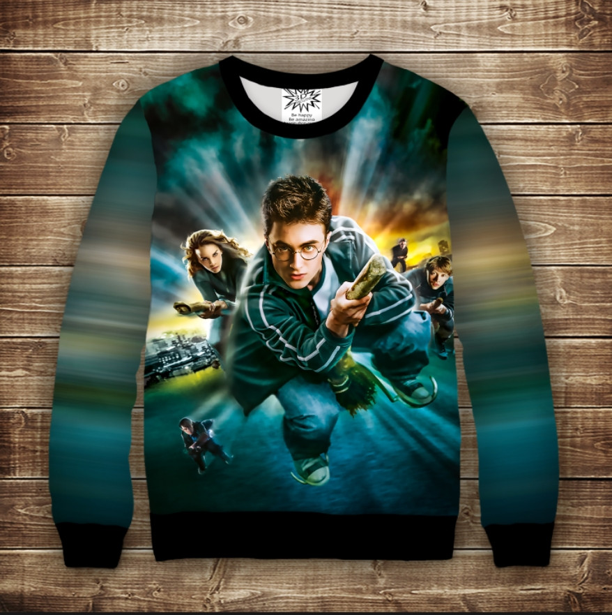 Світшот з 3D принтом Гаррі Поттер