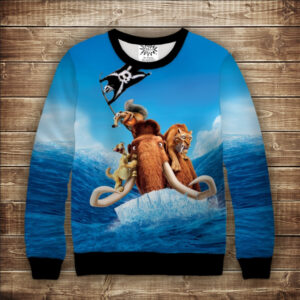 Світшот 3D ICE AGE ВСІ Розміри Преміум тканина