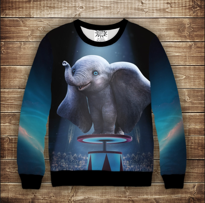 Світшот 3D DUMBO ВСІ Розміри Преміум тканина