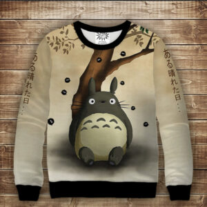 Світшот 3D FUNNY TOTORO / Тоторо ВСІ Розміри Преміум тканина