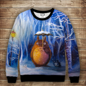 Світшот Тоторо в снігу TOTORO HERO ВСІ Розміри Преміум тканина