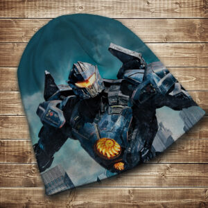 Шапка з 3D принтом на тему - Тихоокеанський Рубіж - 1. Єгер Всі розміри і сезони. ВСІ Розміри