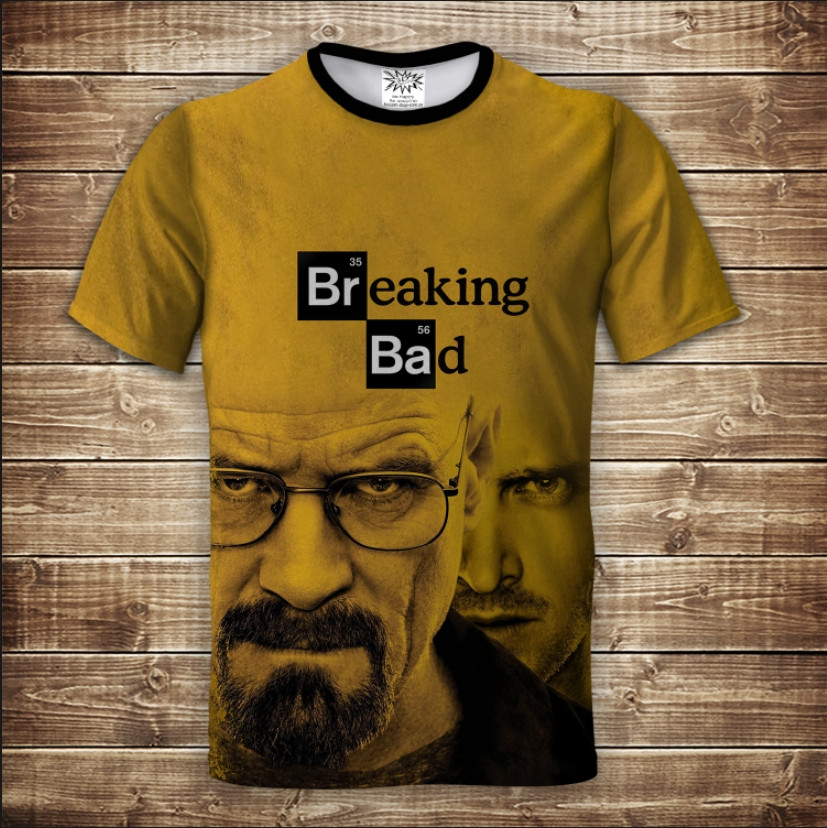 Футболка 3D BREAKING BAD ВСІ Розміри Преміум тканина
