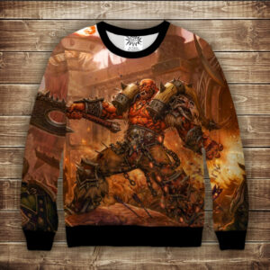 Світшот 3D Варкрафт Гаррош ВСІ Розміри Преміум тканина