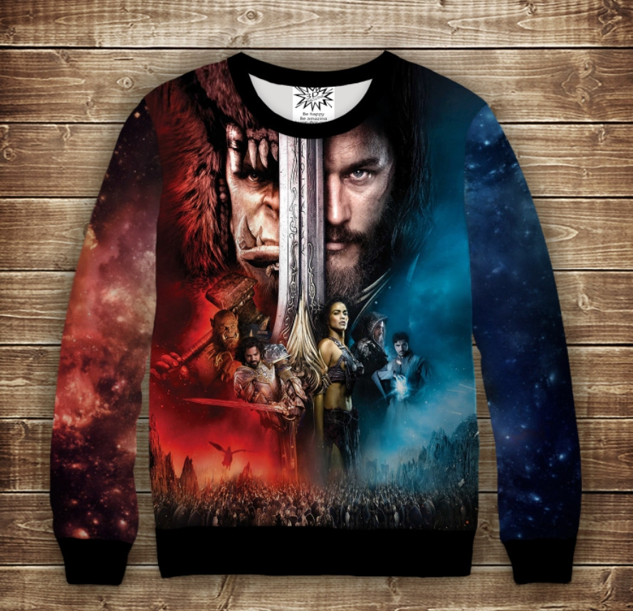 Світшот 3D Warcraft Варкрафт ВСІ Розміри Преміум тканина