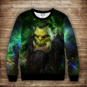 Світшот 3D World of warcraft Durotan ВСІ Розміри Преміум тканина