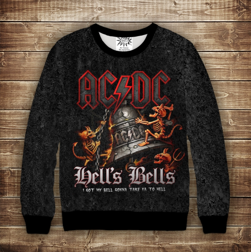 Світшот AC/DC ВСІ Розміри Преміум тканина