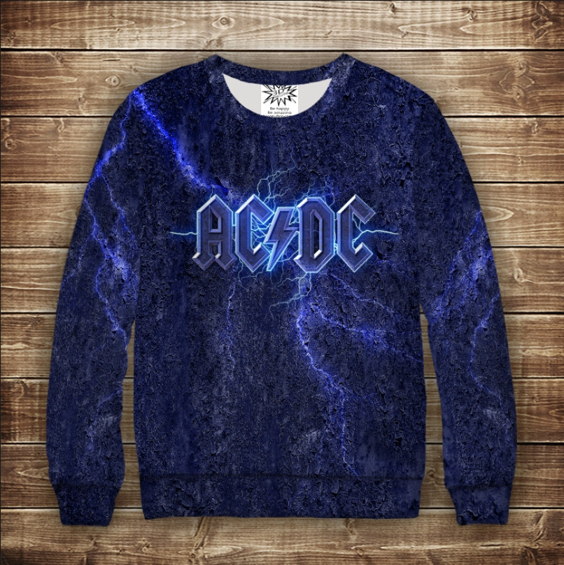 Світшот AC/ DC гурт ВСІ Розміри Преміум тканина