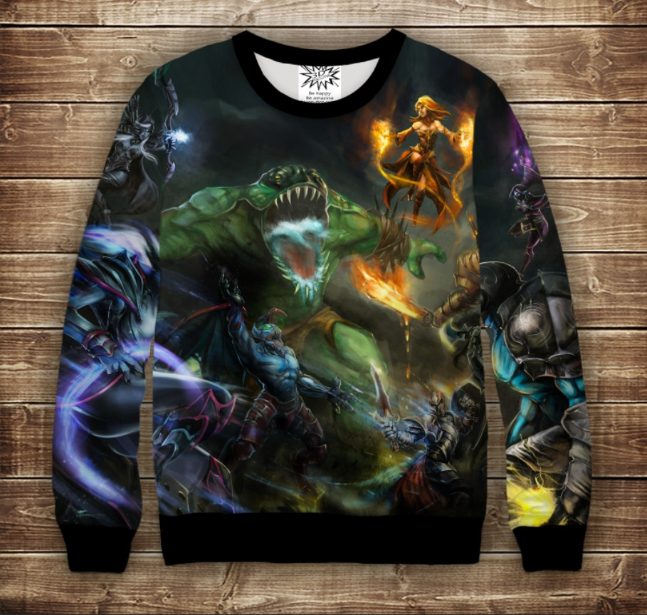 Світшот Dota 2 (Дота 2) ВСІ Розміри Преміум тканина