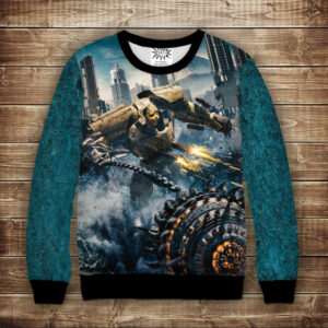 Світшот з 3D принтом на тему: Тихоокеанський Рубіж - 03. Дорослі та дитячі розміри ВСІ Розміри Преміум тканина