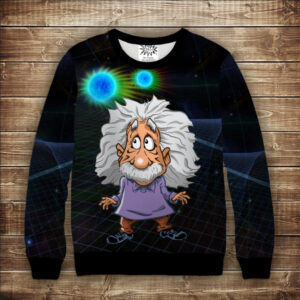 Світшот 3D Енштейн і теорія відносності ВСІ Розміри Преміум тканина