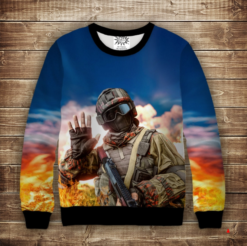 Світшот BATTLEFIELD ВСІ Розміри Преміум тканина